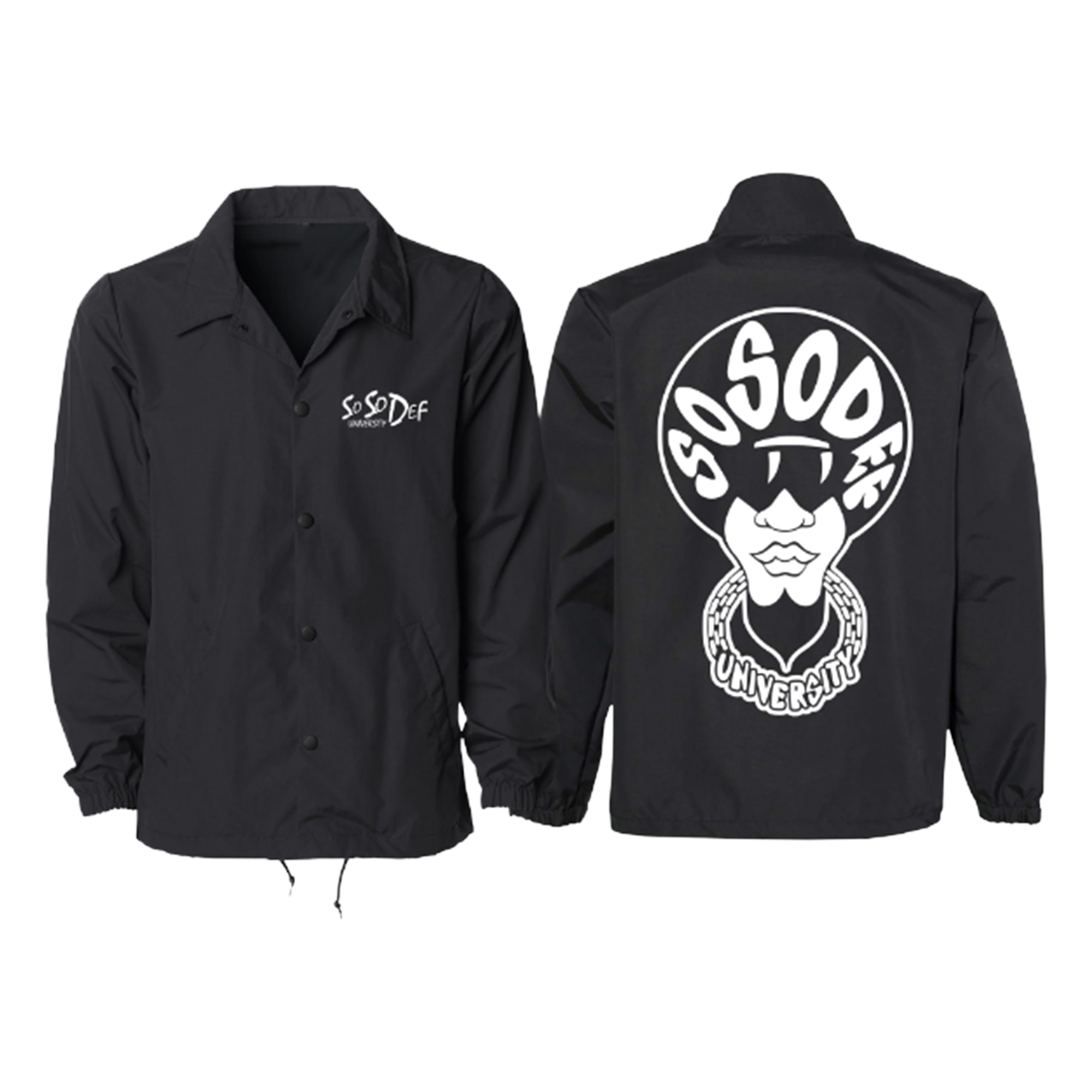 SO SO Def Inc. Windbreaker