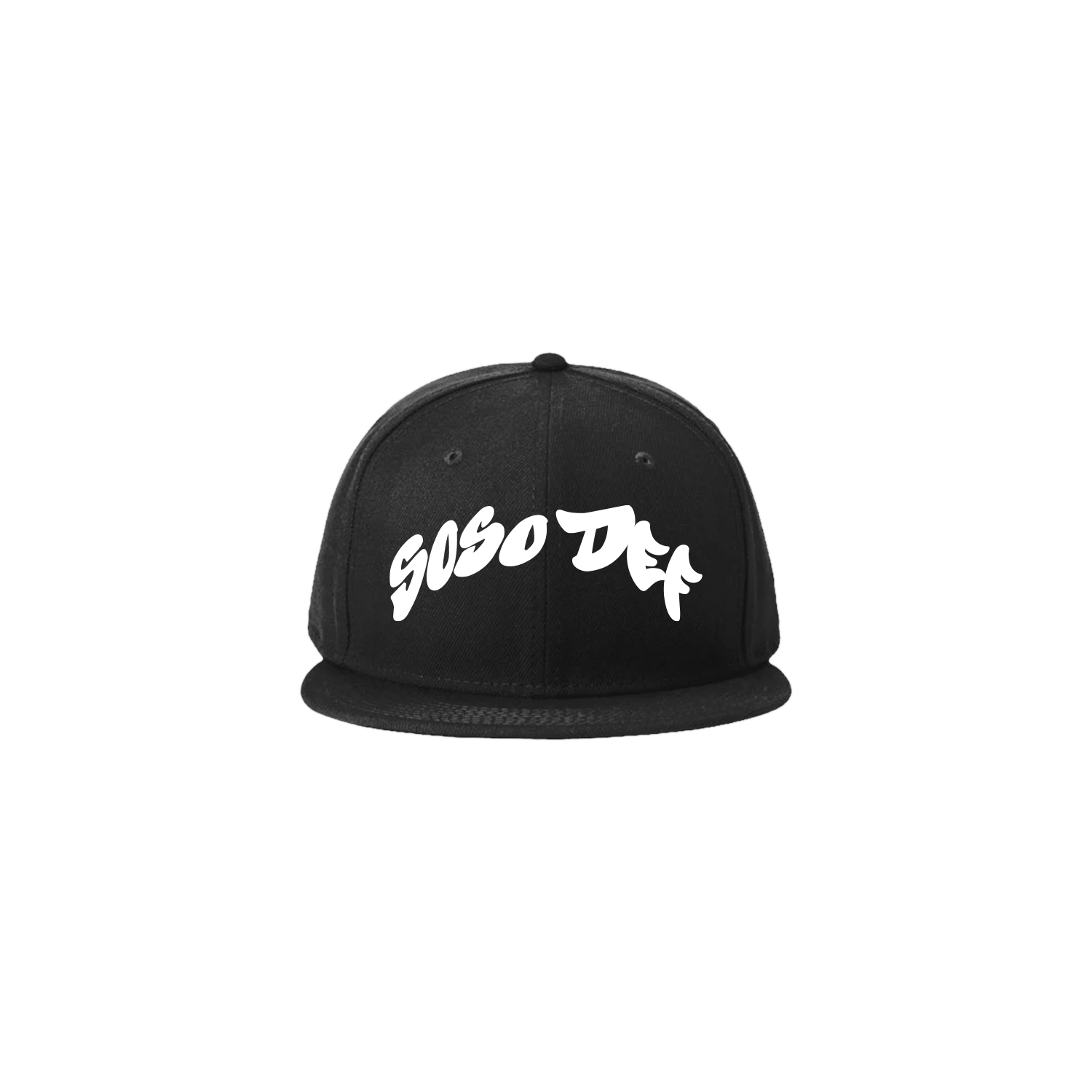 So So Def Recordings Black Embroidered Hat